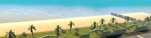 Пляж (вид сверху)