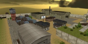 Разрушенные цеха