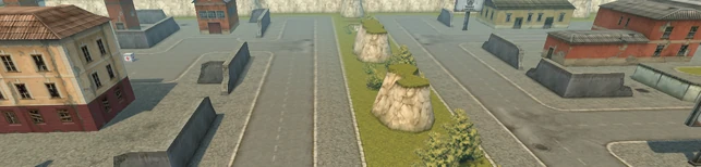 Вид на красную базу (с моста)