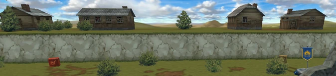 Дома на верхней стенке