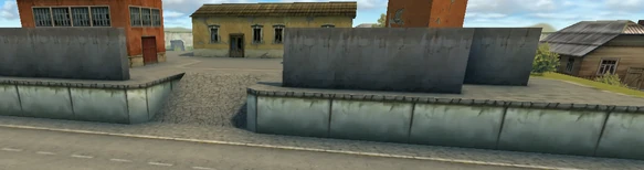 Kungur3.png (601 КБ) Рыжие и жёлтые домики на бетонной поверхности