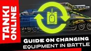 TANKI ONLINE Guide on changing equipment in battle ENGLISH