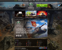 Tanki Online homepage - November 2015