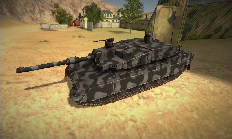 k2 black panther battle tank 3d max