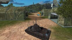 The IS-7 in action in the new Demomap.