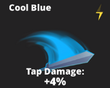 Cool blue slash effect