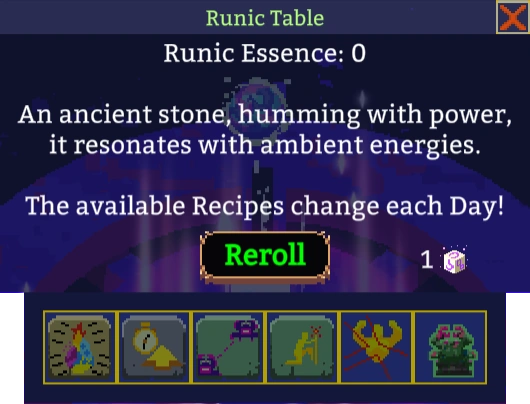 Runic Table | Tap Wizard 2 Wiki | Fandom