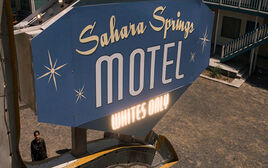 Sahara Springs sign (Rosa)