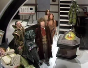 The Doctor without his scarf. (:  [+]Chris Boucher, Doctor Who season 14 (BBC1, 1977)