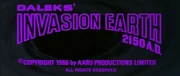Daleks' Invasion Earth 2150 A.D. title