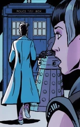 The Doctor leaves Georgette to decide the fate of the Dome. (:  [+]Alan Barnes, DWM Comics (Panini Comics, 2022-2023)