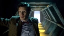 Eleven learns about the Ponds' wedding night