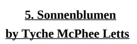 Sonnenblumen title
