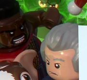 The  next to . (:  [+]LEGO Dimensions promotional material (2016)