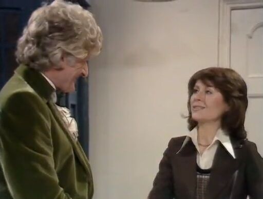 Sarah meeting the Doctor first time.jpg