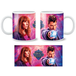 MCM Comic Con Fourteenth Doctor and Donna Noble mug.