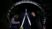 Ninth Doctor Rose under London Eye