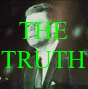 An image of John F. Kennedy captioned "THE "