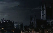 Southwark Cathedral in 1599. (:  [+]Gareth Roberts, Doctor Who series 3 (BBC One, 2007)