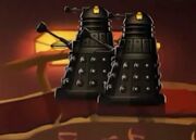 Black Daleks aboard Starbane