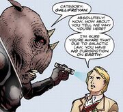 Five Negotiates with Judoon