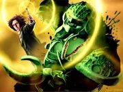 The Doctor kills an . (:  [+]Lance Parkin, Virgin New Adventures (Virgin Books, 1997)