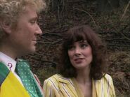 Sixth Doctor and Peri on Ravalox 2