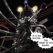 The Black Dalek connected to Survey Ship Sigma