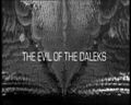 The Evil of the Daleks