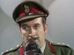 Brigadier in TARDIS