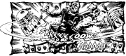 Davros is sawed in half