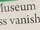 Local Museum curatress vanishes (short story)