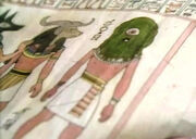 Scaroth in an Egyptian scroll (: )
