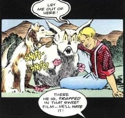 Beep the Meep Lassie.jpg (76 KB) Beep the Meep trapped in For the Love of Lassie (COMIC: Star Beast II)