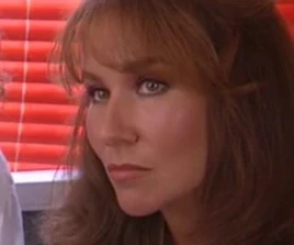 Louise Bayliss looks left