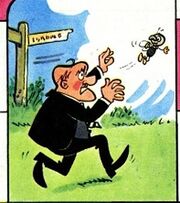 Dad chases Mighty Moth
