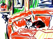 Cat settee oct 11