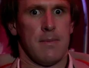 The Doctor prepares for impact.