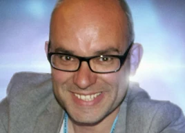 Niel Bushnell with Dalek