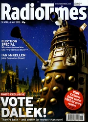 His Dalek-themed Radio Times cover went on to win a prestigious award.