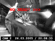 Rose, visible in another frame of CCTV footage.
