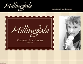 Millingdale Ice Cream website