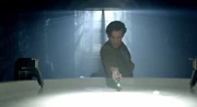 The Doctor examines the Flesh.