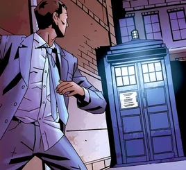 Douglas in the TARDIS