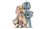 Review illustration by Roger Langridge in DWM 322