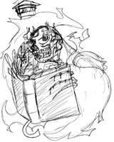 Auteur writes a cursed abecedarium.