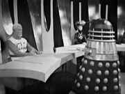 The  attends a meeting of the  (:  [+]Terry Nation and Dennis Spooner, Doctor Who season 3 (BBC1, 1965-1966)