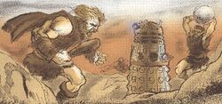 Dalek vs primitive men