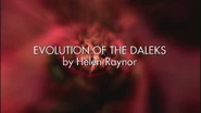Evolution of the Daleks