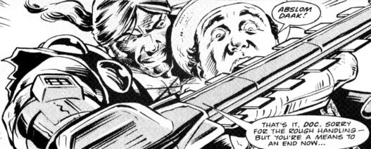 Absom Daak tried to Kill Doctor.jpg